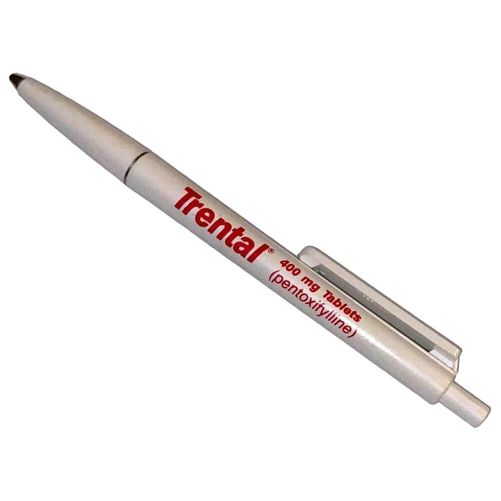 Vtg Pharmaceutical Drug Rep Diabeta Pen W Germany Click Ballpoint Advertising